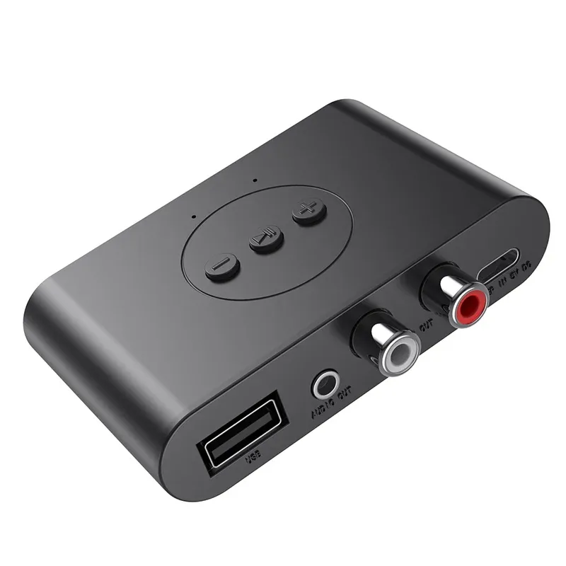 Bluetooth 5.2 NFC Wireless Audio Receiver Adapter with Microphone for Car Speaker Amplifier, 3.5mm AUX & RCA Input, USB Powered Music Streaming showcase 14