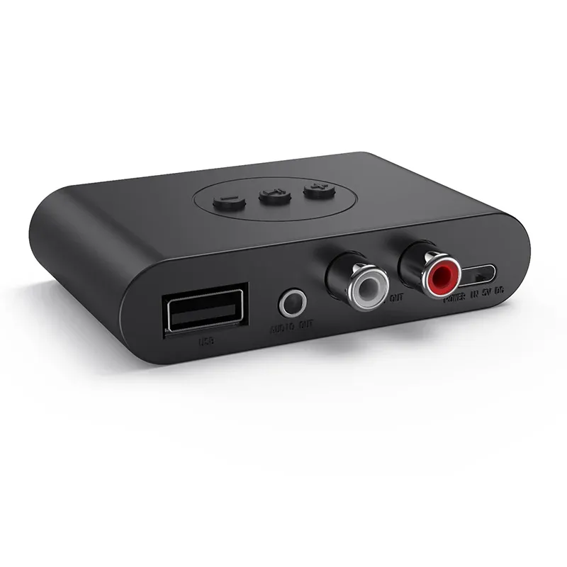 Bluetooth 5.2 NFC Wireless Audio Receiver Adapter with Microphone for Car Speaker Amplifier, 3.5mm AUX & RCA Input, USB Powered Music Streaming showcase 16