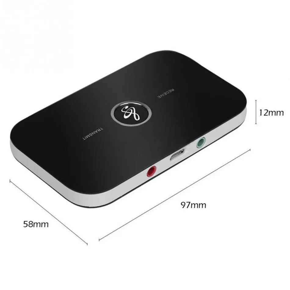 Bluetooth 5.0 Audio Transmitter Receiver Adapter - 3.5mm AUX Jack USB Dongle for Wireless Stereo Music Streaming to Car, PC, TV, Headphones showcase 11