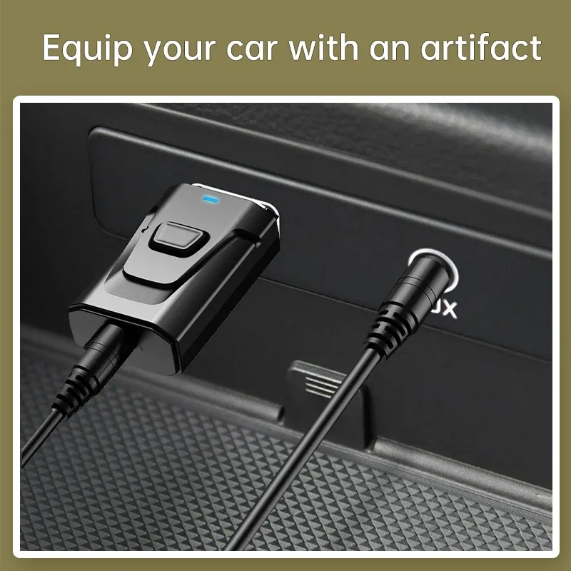 USB Bluetooth 5.4 Audio Transmitter Receiver with MIC, Wireless 3.5mm AUX/RCA Adapter for TV, PC, Home Stereo, Car Music Streaming thumbnail 4