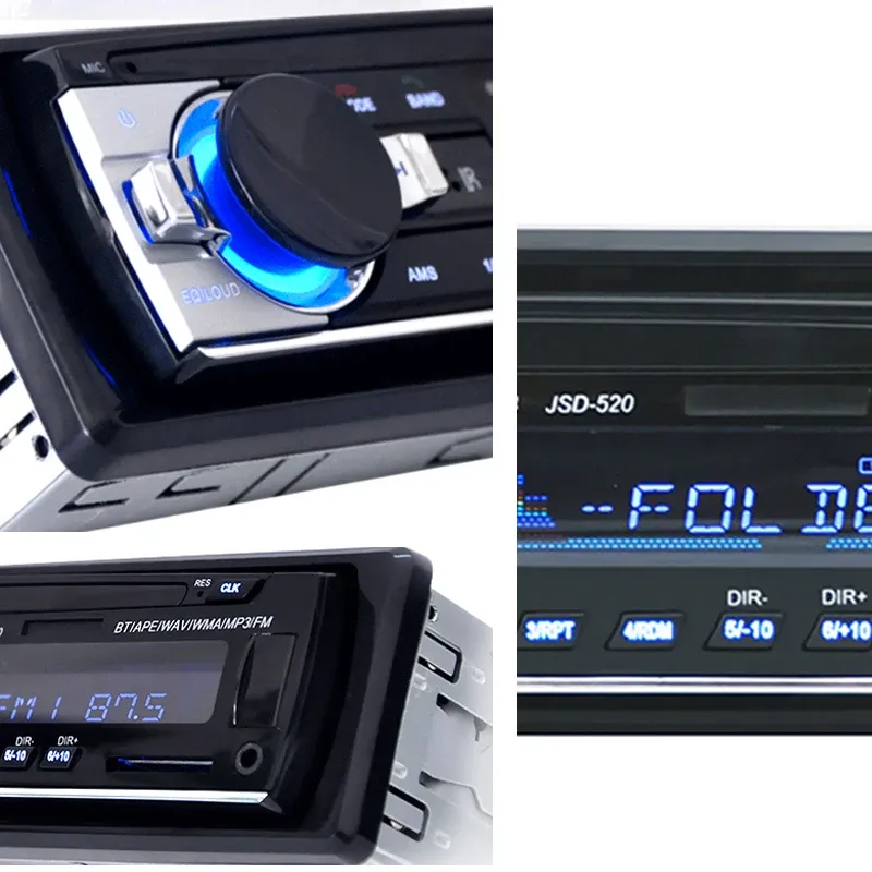 1 Din Car Stereo Radio MP3 Player with Bluetooth, USB/SD Card Input, FM Radio, AUX, and Remote Control - Digital Audio System for Enhanced In-Car Entertainment showcase 2