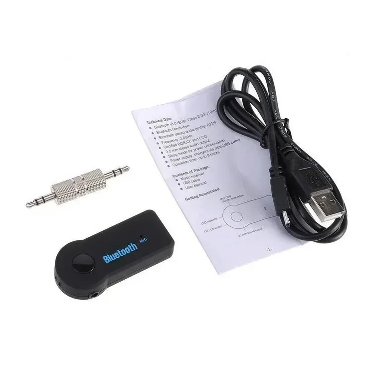 Bluetooth 5.0 Car Audio Receiver Adapter with 3.5mm AUX Input, Wireless Hands-Free Stereo Converter for Mobile Phones and Speakers showcase 16