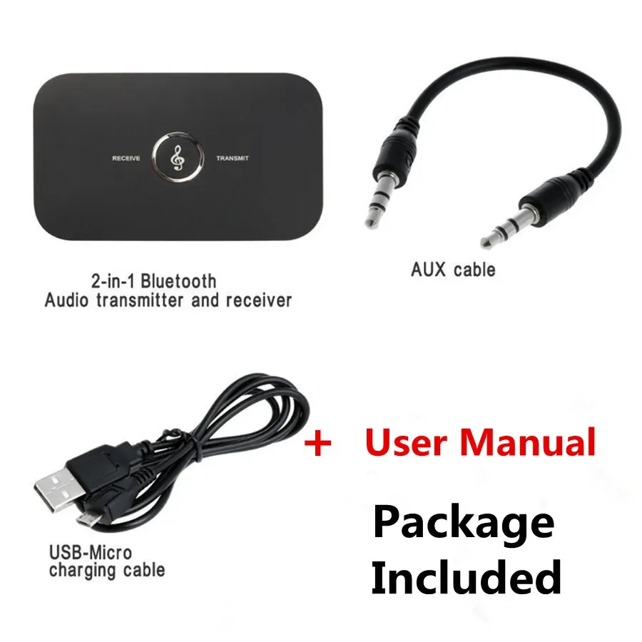 Bluetooth 5.0 Audio Transmitter Receiver Adapter - 3.5mm AUX Jack USB Dongle for Wireless Stereo Music Streaming to Car, PC, TV, Headphones showcase 13