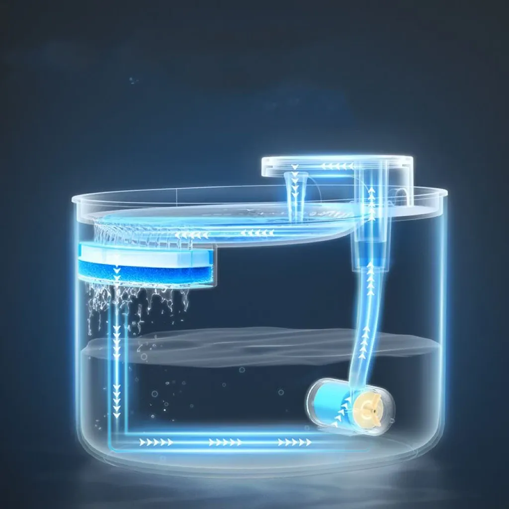 Automatic Pet Water Fountain Dispenser with 3L Capacity, Dual Filtration System, Quiet USB Pump for Cats and Dogs, Encourages Hydration showcase 1