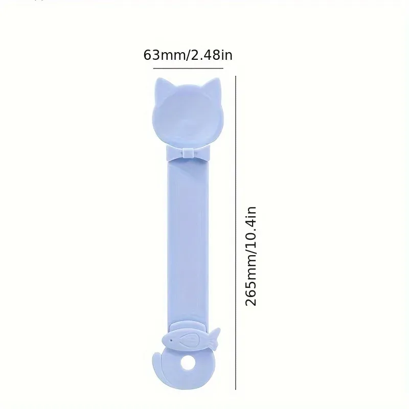 Cat Strip Feeder Spoon with Long Handle - Lickable Wet Food Dispenser for Pets, Ideal for Meat Mud and Squeeze Pouches, Essential Pet Supplies thumbnail 2