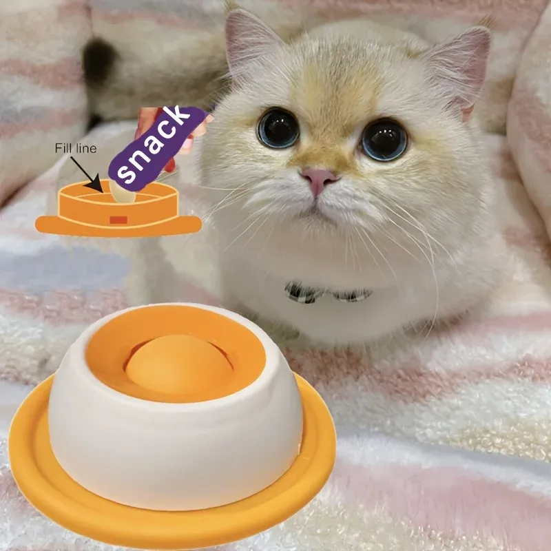 Slow Feeder Licking Plate for Cats & Dogs - Wet Food, Yogurt, Snack Dispenser, Non-Slip Base, Promotes Healthy Digestion for Pets showcase 5