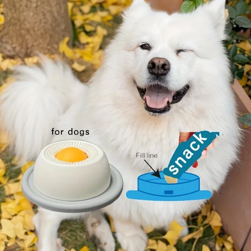 Slow Feeder Licking Plate for Cats & Dogs - Wet Food, Yogurt, Snack Dispenser, Non-Slip Base, Promotes Healthy Digestion for Pets thumbnail 6