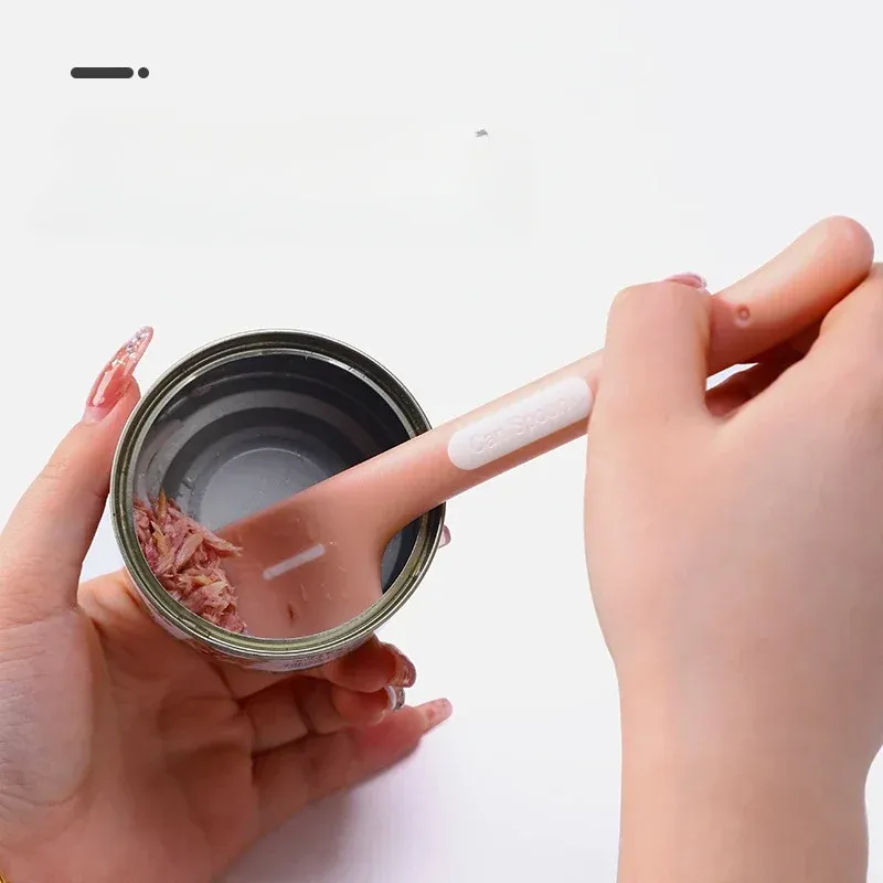 Pet Food Spoon for Cats and Dogs, Long-Handled Can Opener and Stirrer, Durable ABS+TPR Material, Ideal for Wet Food thumbnail 3