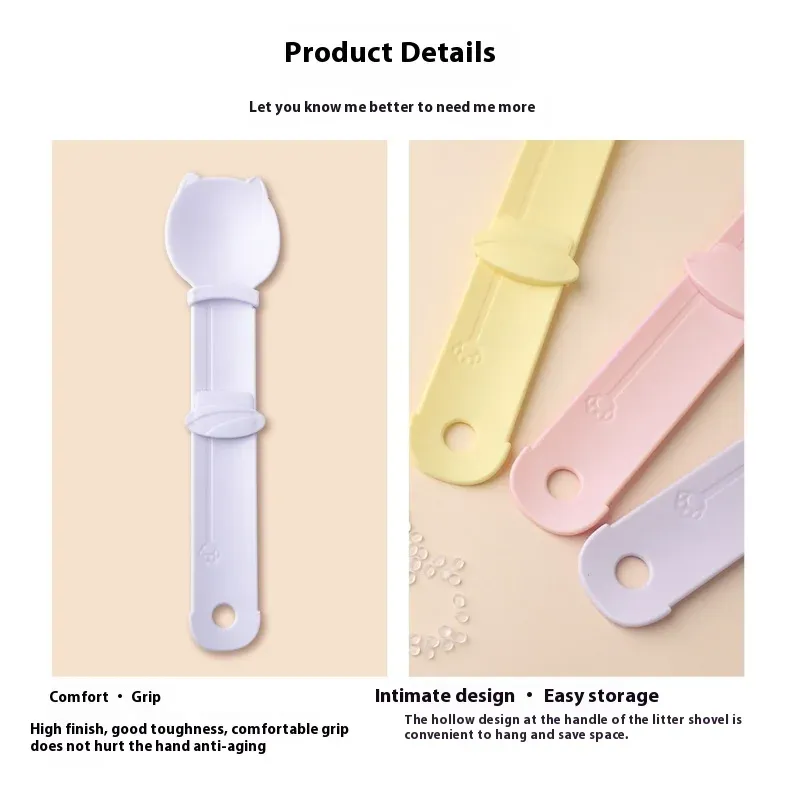 Cat Strip Feeder Spoon - Squeeze Dispenser for Wet Food & Treats, Mess-Free Pet Feeding Tool, Candy Color, 24.5cm thumbnail 5