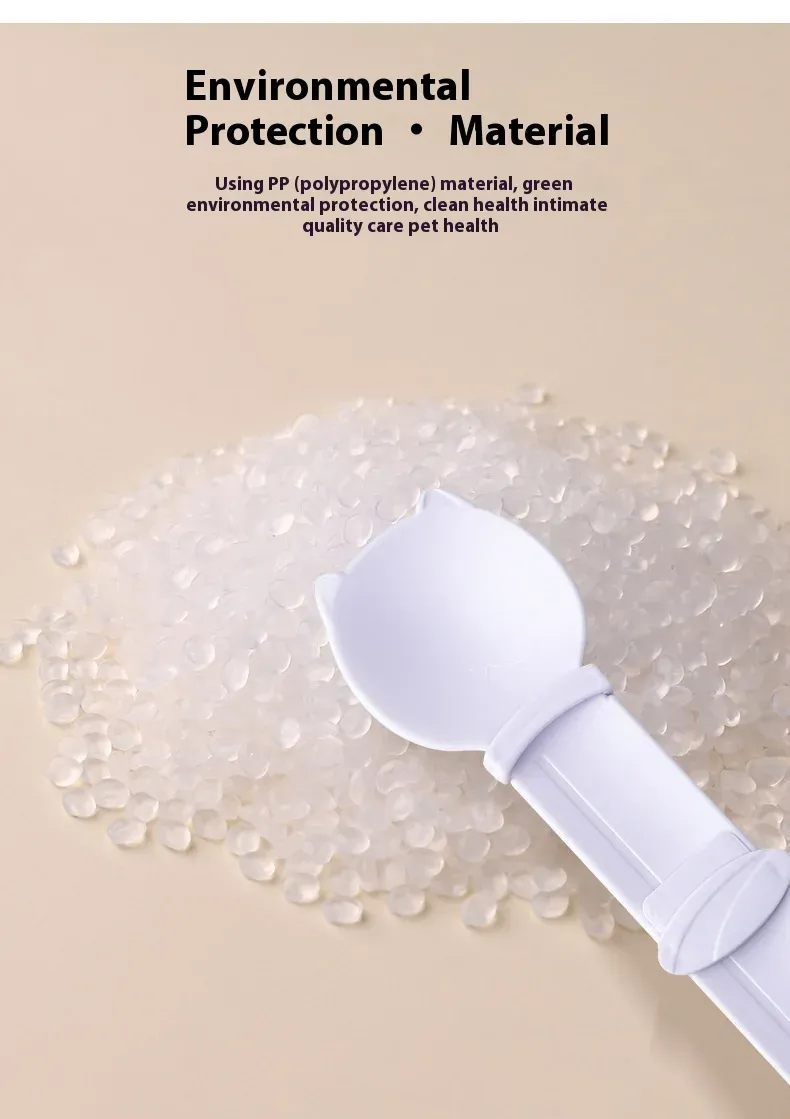 Cat Strip Feeder Spoon - Squeeze Dispenser for Wet Food & Treats, Mess-Free Pet Feeding Tool, Candy Color, 24.5cm showcase 4