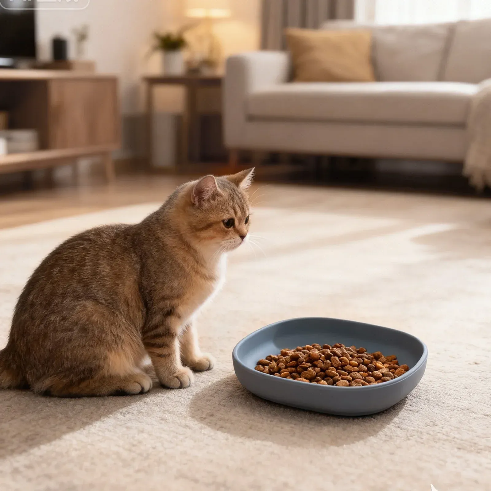 2PCS Silicone Cat Bowls, Whisker-Friendly Wide Shallow Pet Feeding Dish for Dry Wet Food, Non-Spill, Easy Clean, BPA-Free, 7.1" Diameter thumbnail 6