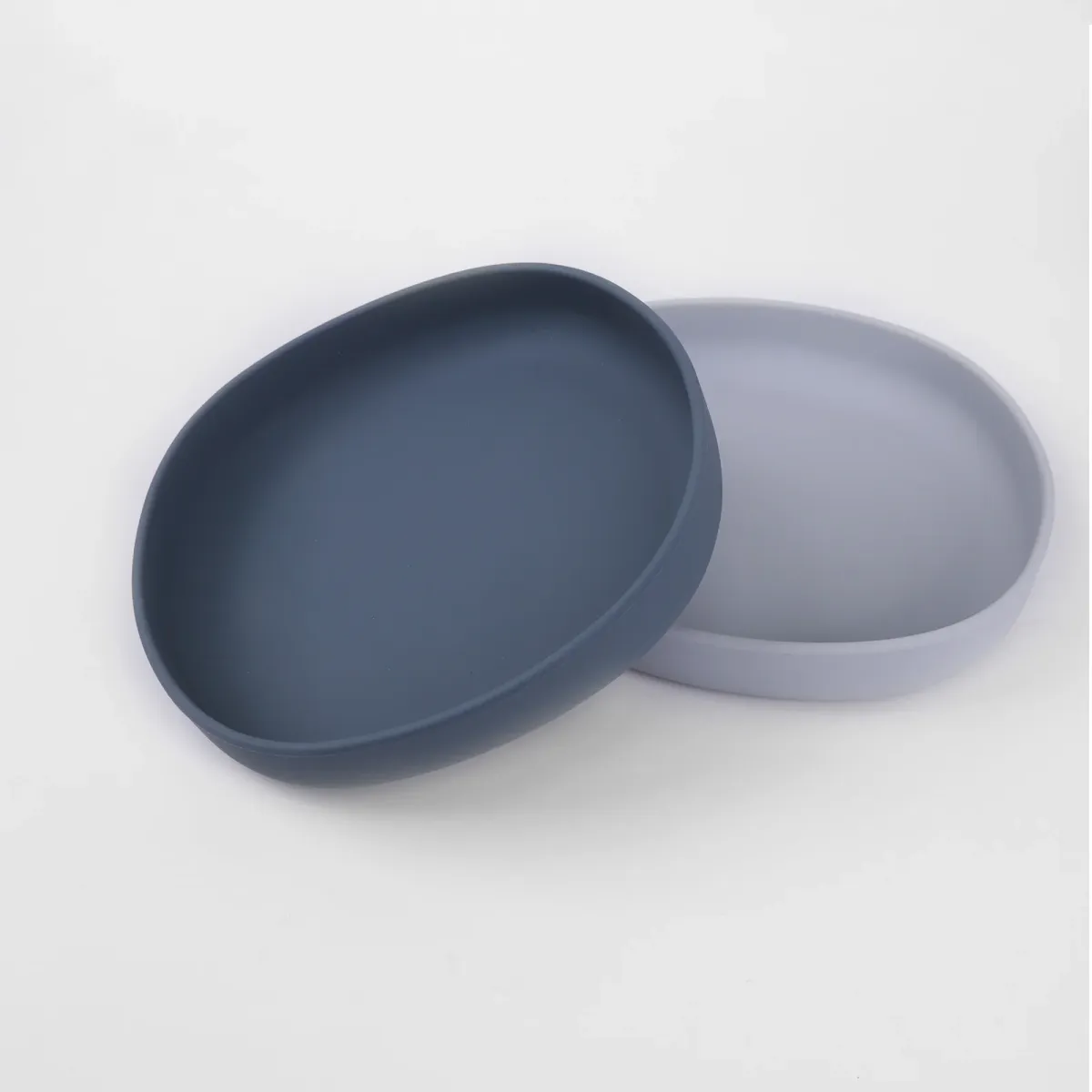 2PCS Silicone Cat Bowls, Whisker-Friendly Wide Shallow Pet Feeding Dish for Dry Wet Food, Non-Spill, Easy Clean, BPA-Free, 7.1" Diameter showcase 7