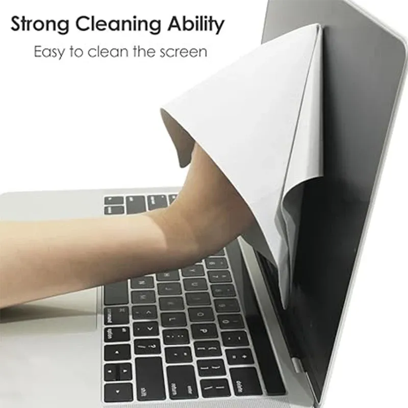 Microfiber Keyboard Cover & Screen Cleaner Kit for MacBook Pro 13/15/16 Inch - Dustproof, Anti-Static Laptop Protection thumbnail 1