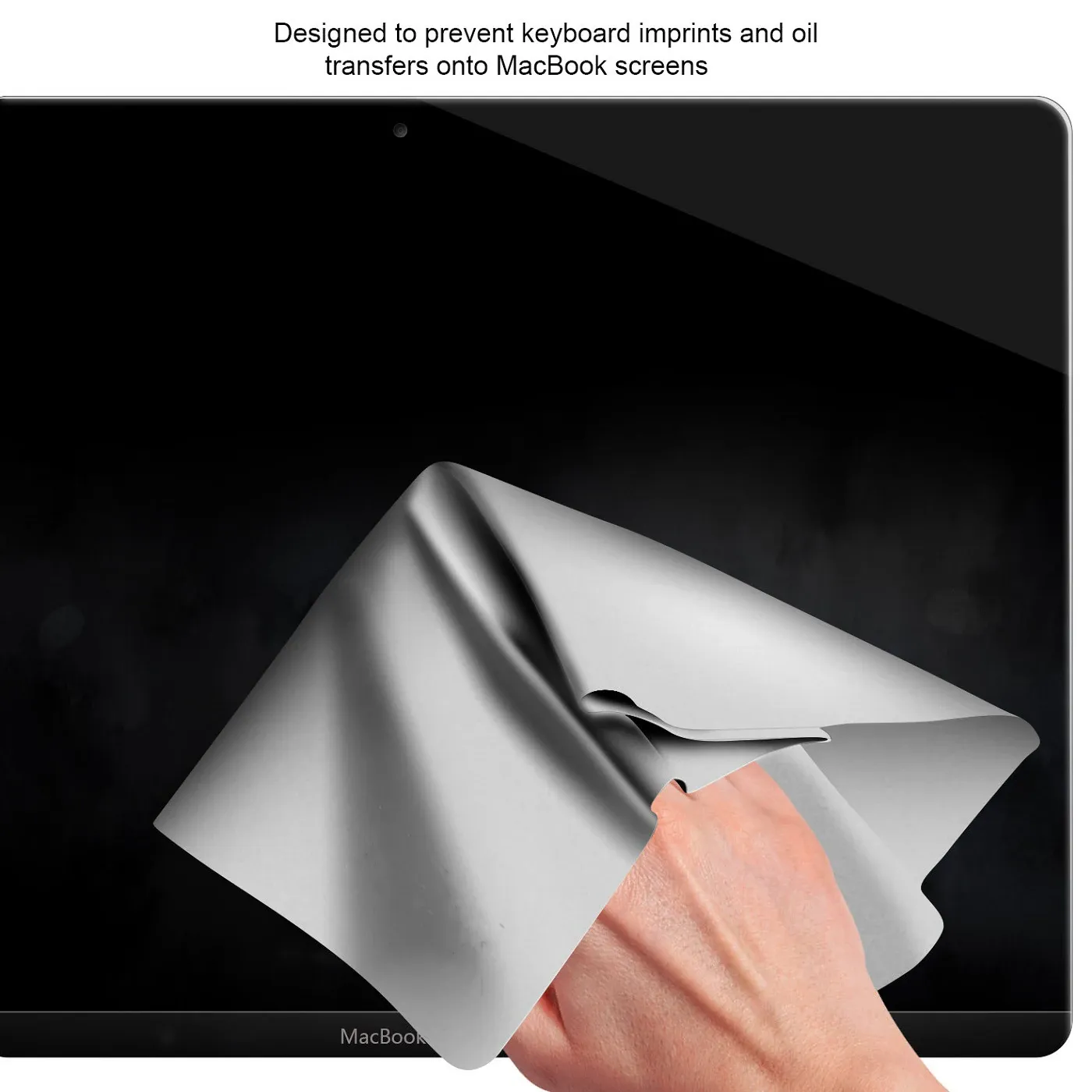 Microfiber Keyboard Cover & Screen Cleaner Cloth for MacBook Pro 13/15/16 Inch - Dustproof, Anti-Oil, Premium Cleaning Kit thumbnail 5