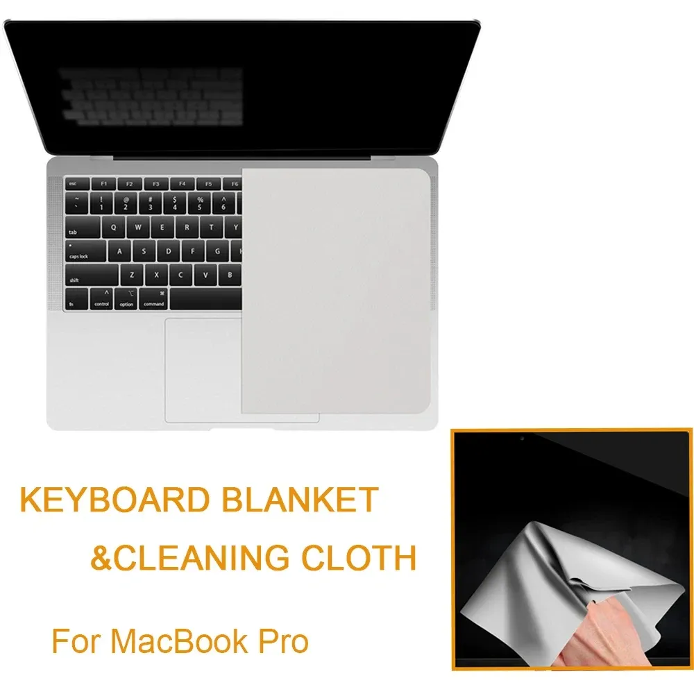 Microfiber Keyboard Cover & Screen Cleaner Cloth for MacBook Pro 13/15/16 Inch - Dustproof, Anti-Oil, Premium Cleaning Kit showcase 2