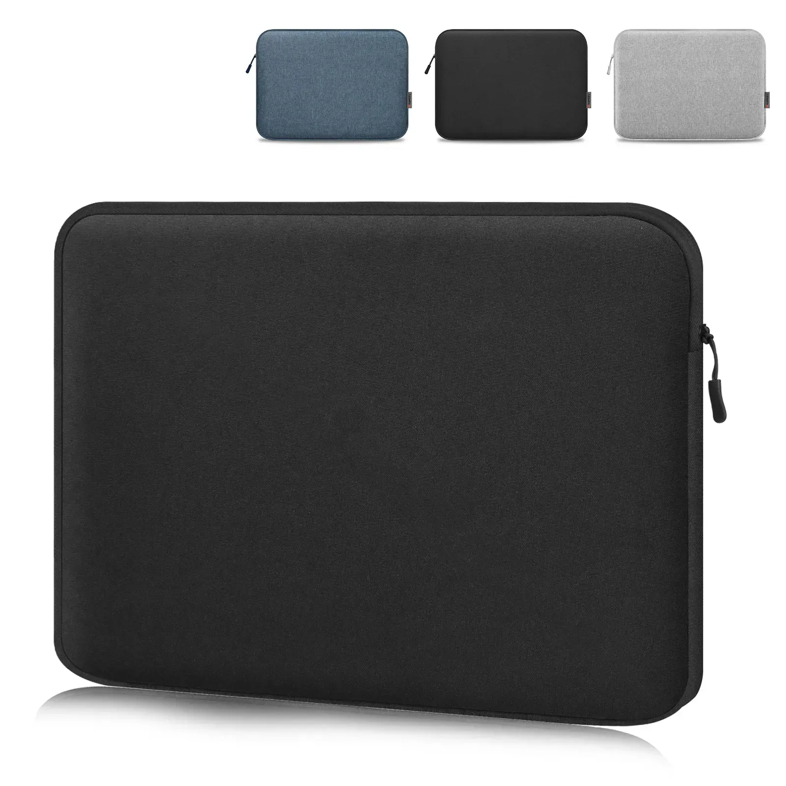 HAWEEL 11-16 Inch Laptop Sleeve Case for MacBook Air Pro, Lightweight Padded Notebook Tablet Bag with Zipper, Polyester & Crystal Fluff Protection thumbnail 1