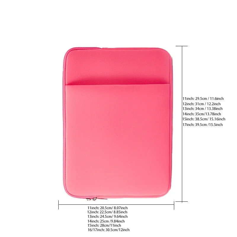 11-17 Inch Laptop Bag Protective Sleeve Case with Front Pocket for Power Accessories, Casual Polyester Computer Bag for Men & Women showcase 2