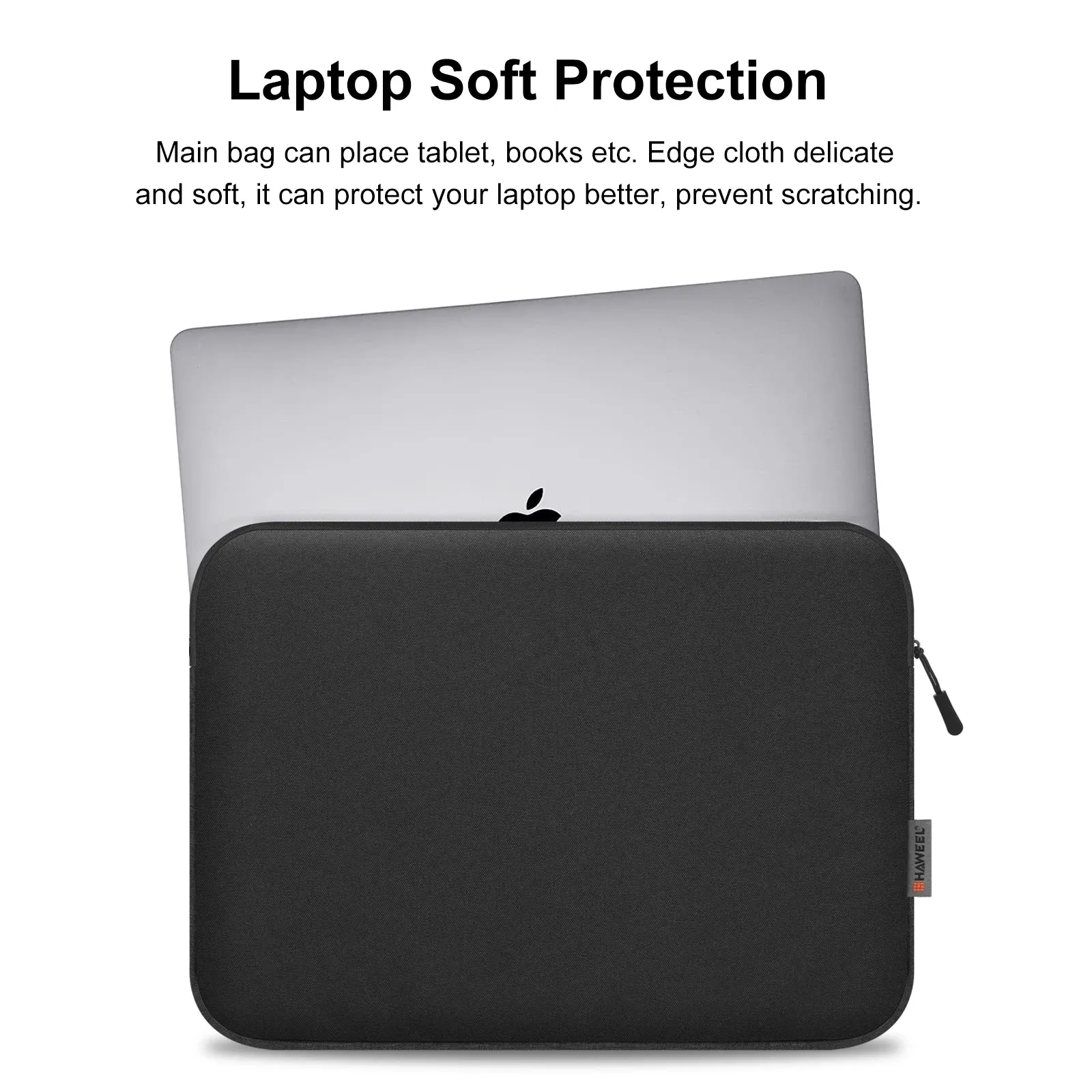 HAWEEL Laptop Sleeve Case 11-16 Inch for HP Dell MacBook Air Pro, Shockproof Protective Carrying Bag for Men & Women, Lightweight & Slim Design thumbnail 4