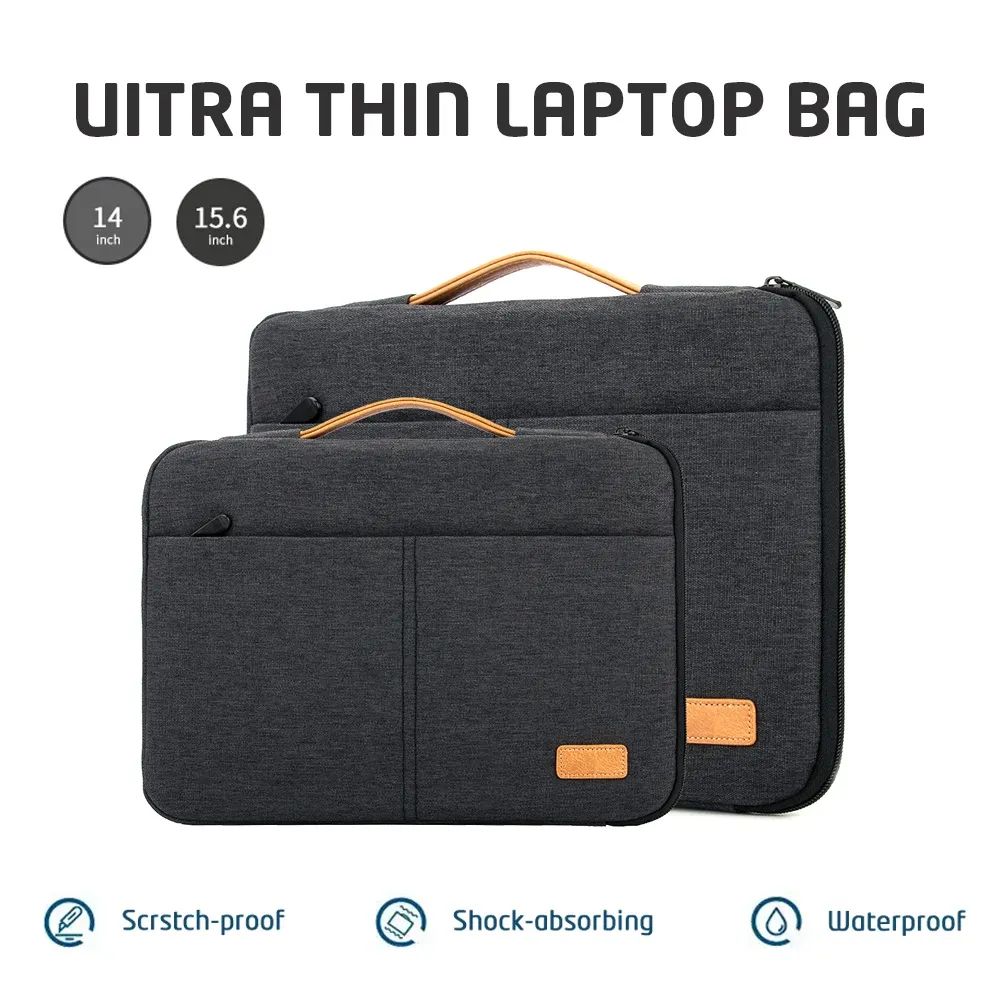 Slim Protective Laptop Sleeve Case for 13.3-16 Inch MacBook Pro M3/M2/M1, Business Travel Briefcase Bag for Men & Women showcase 1