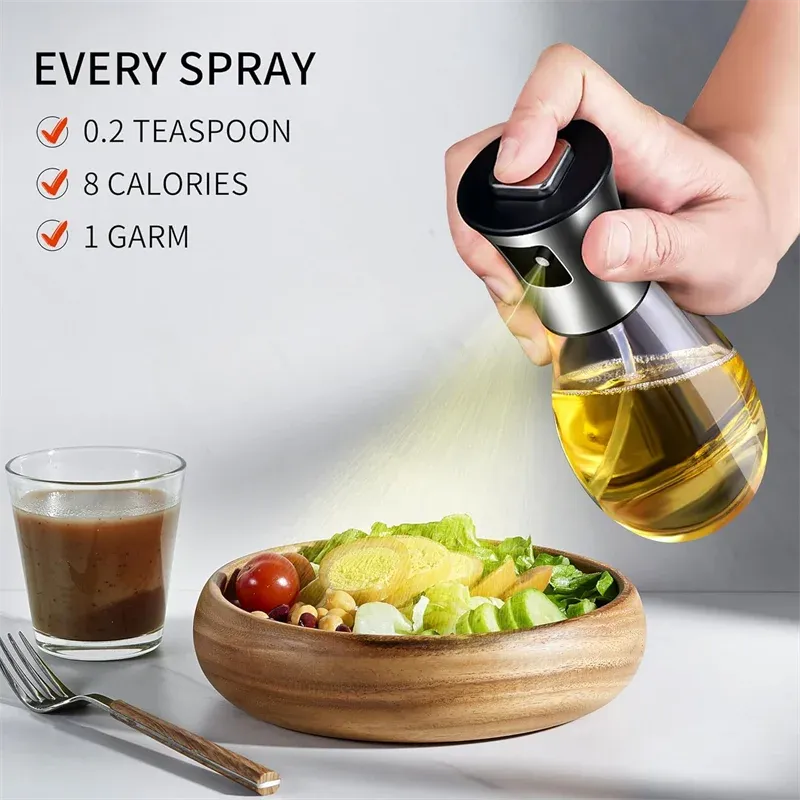 Olive Oil Sprayer for Cooking,200ml glass Olive oil sprayer,  Vegetable Oil sprayer with funnel ,Oil sprayer,Baking, Frying, BBQ showcase 14