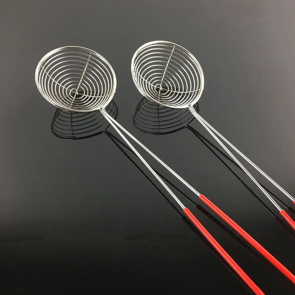 Premium Stainless Steel Spider Strainer Spoon - Deep Frying, Draining Oil, Cooking Utensil for Dumplings, Vegetables, Fries, and Pearl Milk Tea - Kitchen Skimmer Tool thumbnail 1