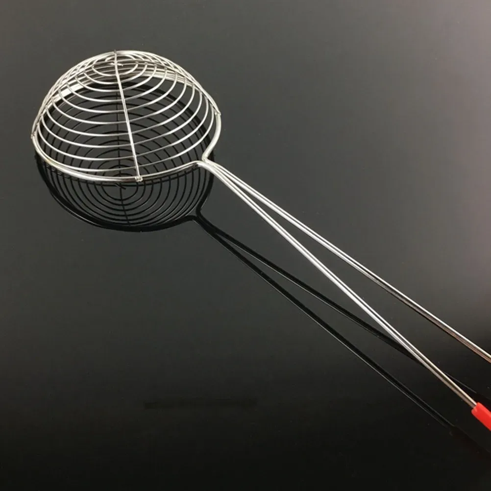 Premium Stainless Steel Spider Strainer Spoon - Deep Frying, Draining Oil, Cooking Utensil for Dumplings, Vegetables, Fries, and Pearl Milk Tea - Kitchen Skimmer Tool thumbnail 3