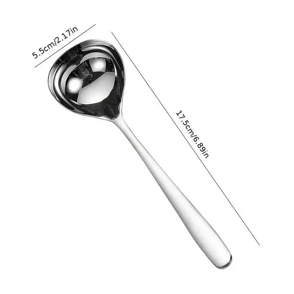 304 Stainless Steel Soup Spoon - Large Head, Long Handle, Thickened Deep Bowl for Rice, Porridge, Stews - Durable & Easy Clean Kitchen Utensil thumbnail 5
