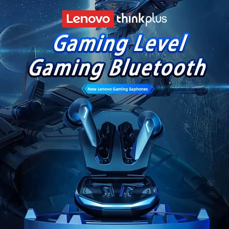 Lenovo GM2 Pro Bluetooth 5.3 Earphones: 9D Stereo Wireless Headphones with Mic, Dual Music/Game Modes, Low Latency, Active Noise Cancelling for Sports & Gaming thumbnail 2