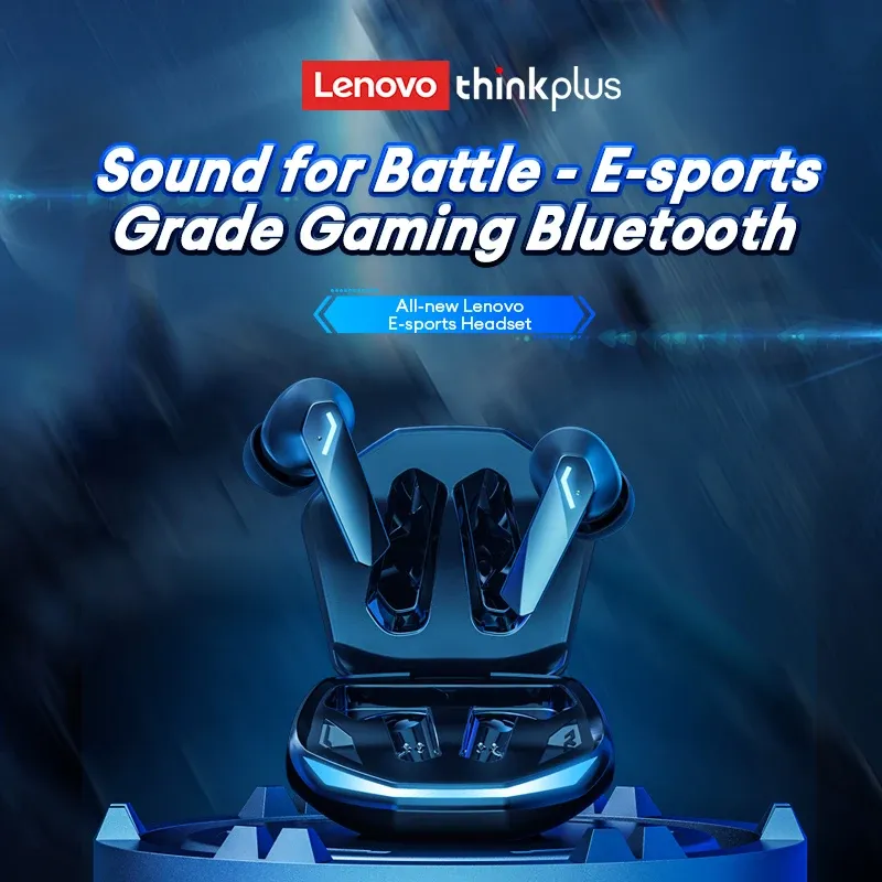 Lenovo GM2 Pro TWS Wireless Earbuds, Bluetooth 5.3 Gaming Headphones with Low Latency, HIFI Stereo Sound, Active Noise Cancelling, Dual Mode for Music & Sports, Long Battery Life thumbnail 3