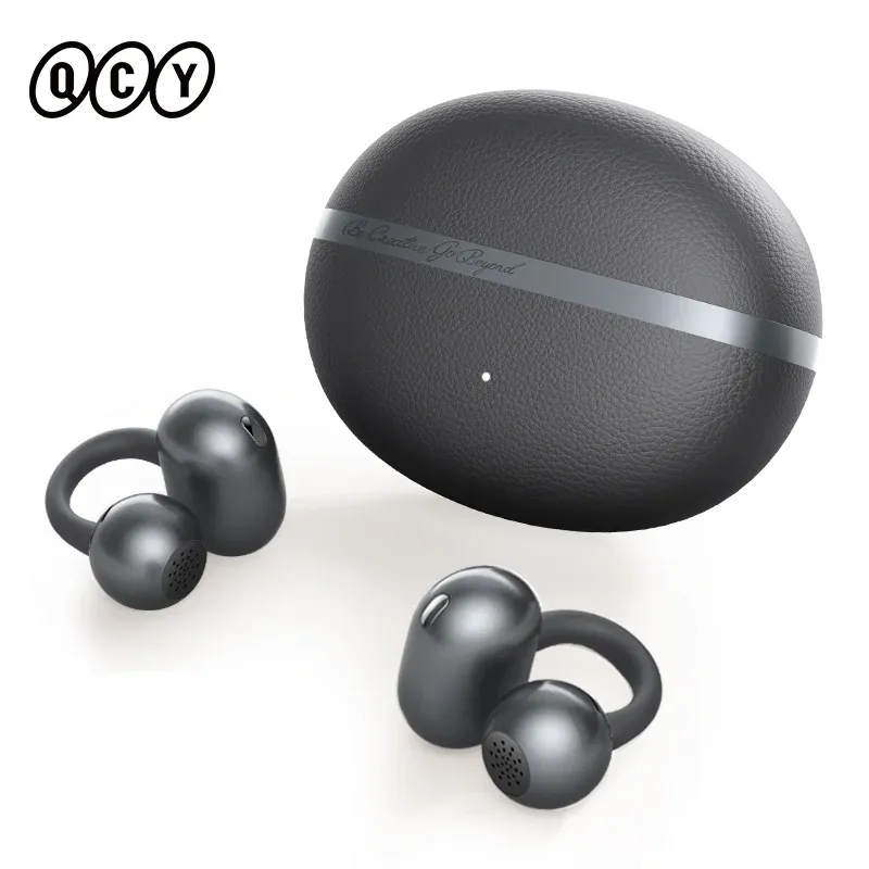 QCY Crossky C50 Open Ear Wireless Earbuds, Bluetooth 6.0 Clip-On Sports Headphones with 4 Mic AI Clear Call, Bass Boost, 35H Playtime, IPX5 Waterproof for Running & Fitness thumbnail 1