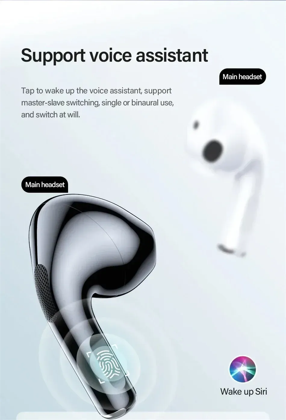 New LP40 Bluetooth V5.0 Wireless Earbuds, Sweatproof Lightweight Headphones with Mic, Compatible with Smartphones and Laptops for Sports and Daily Use showcase 15