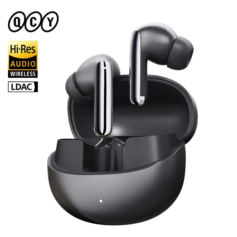 QCY MeloBuds Pro Wireless Earbuds with 46dB Hybrid ANC, Bluetooth 5.3, Hi-Res LDAC Audio, 6 Mics, 34H Battery Life, In-Ear Detection - Perfect for Calls & Music on the Go thumbnail 1