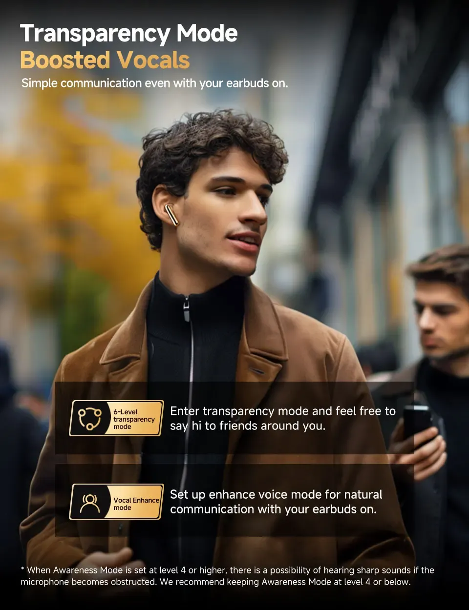 QCY MeloBuds Pro Wireless Earbuds with 46dB Hybrid ANC, Bluetooth 5.3, Hi-Res LDAC Audio, 6 Mics, 34H Battery Life, In-Ear Detection - Perfect for Calls & Music on the Go showcase 7