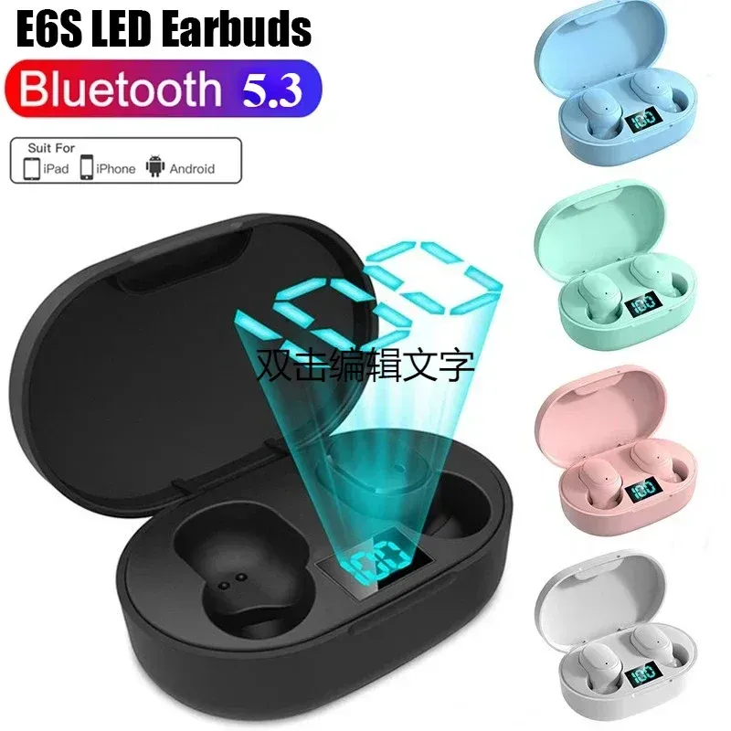 E6S Air Pro Wireless Bluetooth Earphones with LED Display, Noise Cancelling Earbuds with Mic, True Wireless Stereo Headphones for Sports and Calls thumbnail 2