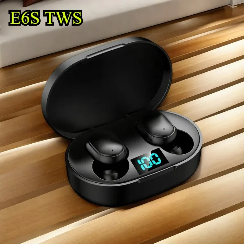 E6S Air Pro Wireless Bluetooth Earphones with LED Display, Noise Cancelling Earbuds with Mic, True Wireless Stereo Headphones for Sports and Calls thumbnail 1