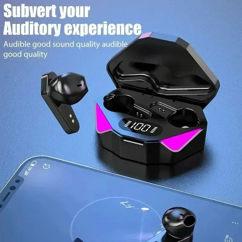 X15 TWS Wireless Gaming Earbuds Bluetooth 5.0 Headphones with Mic, 9D Stereo HiFi Bass Audio, Low Latency 65ms, In-Ear Comfort for Gamers & Music Lovers thumbnail 4