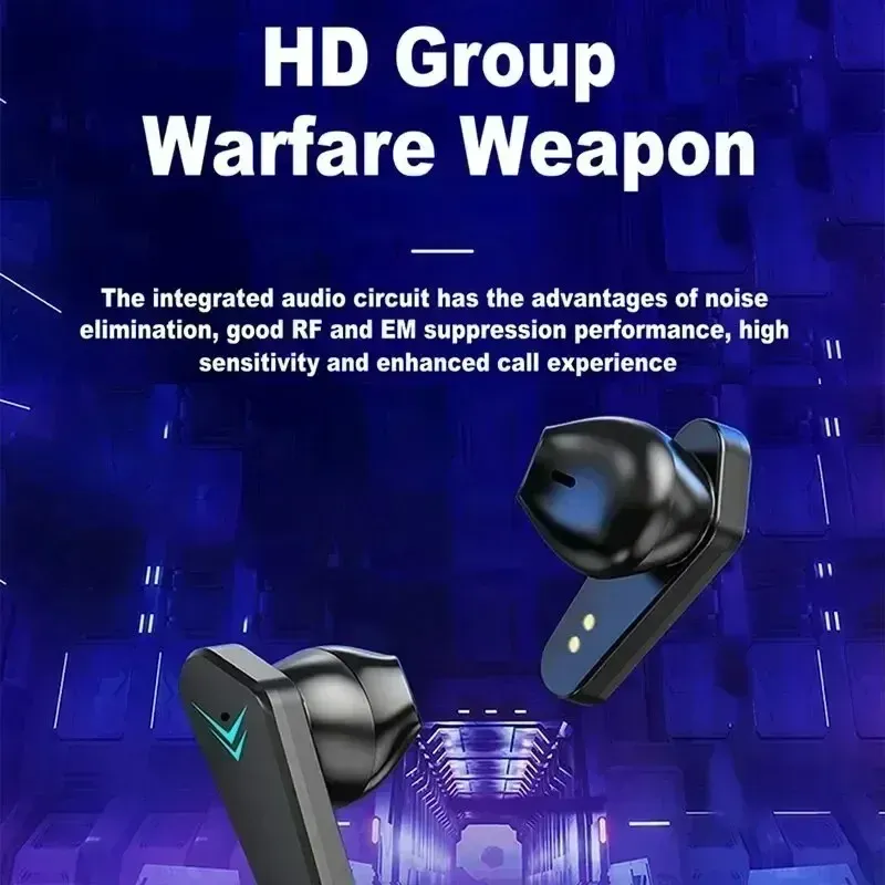 X15 TWS Wireless Gaming Earbuds Bluetooth 5.0 Headphones with Mic, 9D Stereo HiFi Bass Audio, Low Latency 65ms, In-Ear Comfort for Gamers & Music Lovers thumbnail 3