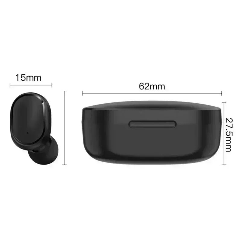 E6S TWS Wireless Bluetooth Earphones, Noise Cancelling In-Ear Earbuds with Microphone, Deep Bass Stereo Sound Headphones for Sports & Daily Use thumbnail 6