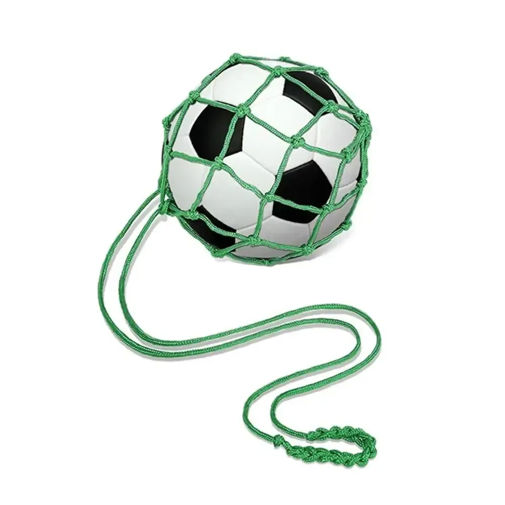 Youth Football Kick Trainer Net Pocket - Professional Outdoor Sport Nylon Carry Bag for Soccer Balls thumbnail 3