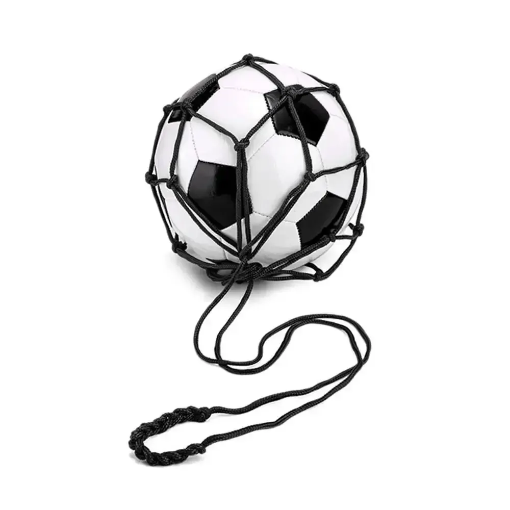 Youth Football Kick Trainer Net Pocket - Professional Outdoor Sport Nylon Carry Bag for Soccer Balls thumbnail 6