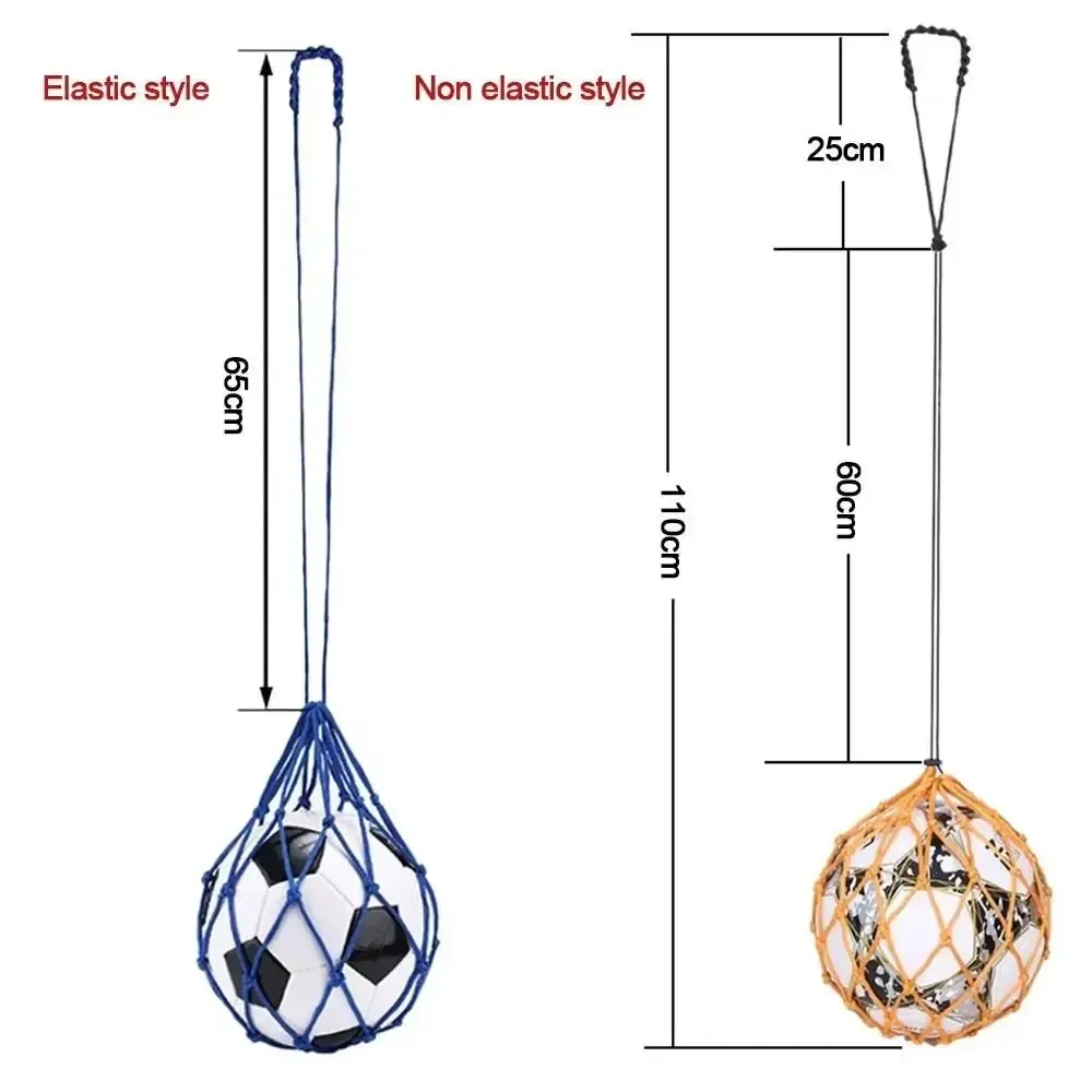 Youth Football Kick Trainer Net Pocket - Professional Outdoor Sport Nylon Carry Bag for Soccer Balls thumbnail 2