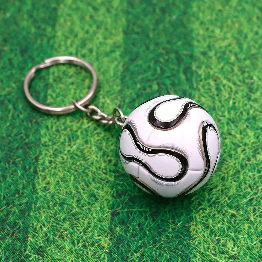 3D PU Leather Football Keychain for Soccer Fans - Durable Bag Pendant Keyring Gift for Men, Women, and Boyfriends - Sports Souvenir Accessory thumbnail 6