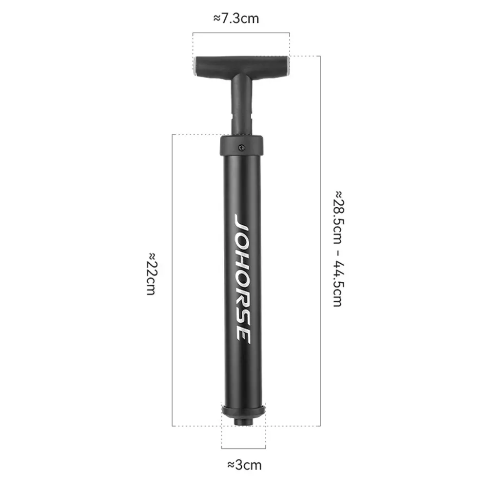 Portable Bicycle Pump & Ball Inflator: Compact Hand Air Pump for Soccer, Basketball, Volleyball with Real-time Pressure Monitoring and Rotating Nozzle thumbnail 6