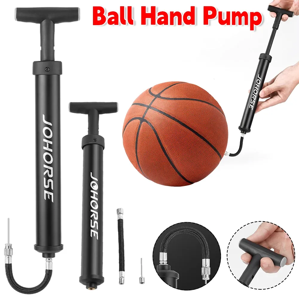 Portable Bicycle Pump & Ball Inflator: Compact Hand Air Pump for Soccer, Basketball, Volleyball with Real-time Pressure Monitoring and Rotating Nozzle thumbnail 1