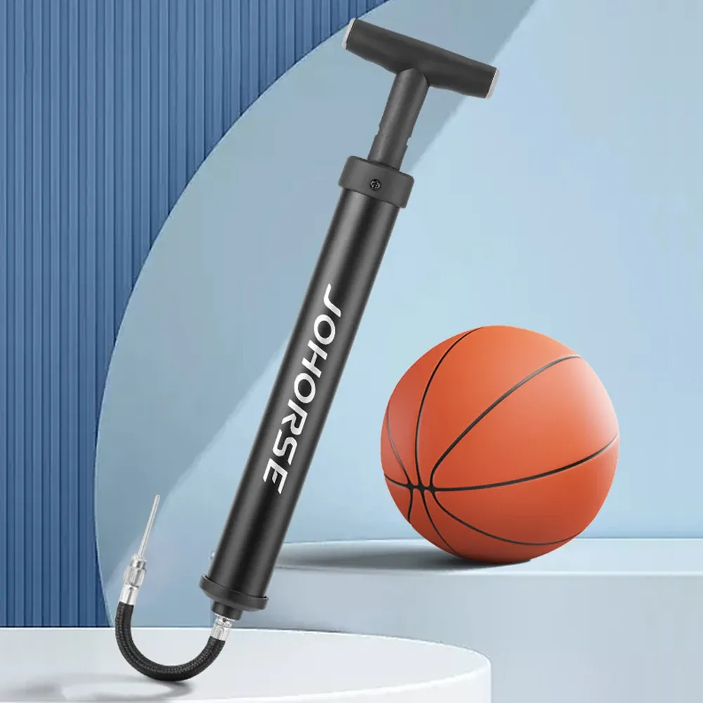 Portable Bicycle Pump & Ball Inflator: Compact Hand Air Pump for Soccer, Basketball, Volleyball with Real-time Pressure Monitoring and Rotating Nozzle showcase 4