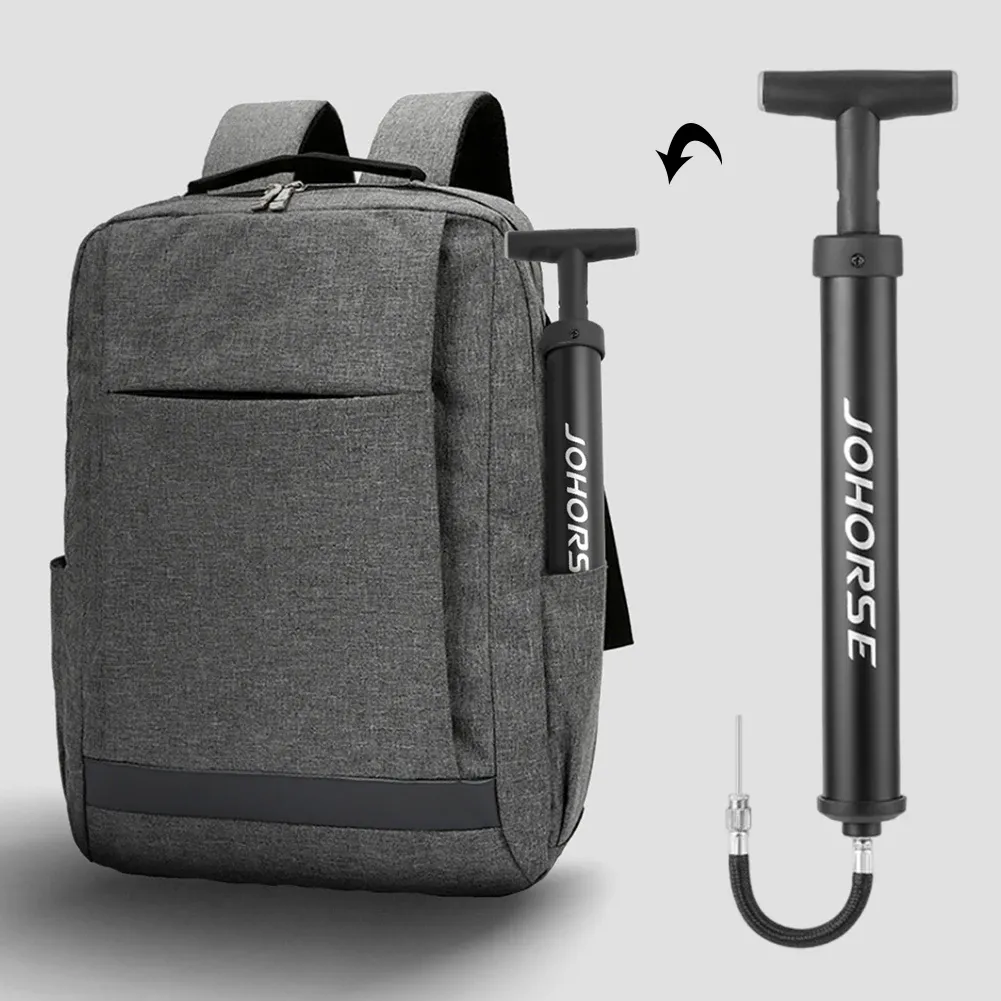 Portable Bicycle Pump & Ball Inflator: Compact Hand Air Pump for Soccer, Basketball, Volleyball with Real-time Pressure Monitoring and Rotating Nozzle showcase 5