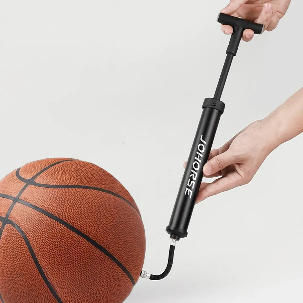 Portable Bicycle Pump & Ball Inflator: Compact Hand Air Pump for Soccer, Basketball, Volleyball with Real-time Pressure Monitoring and Rotating Nozzle showcase 6