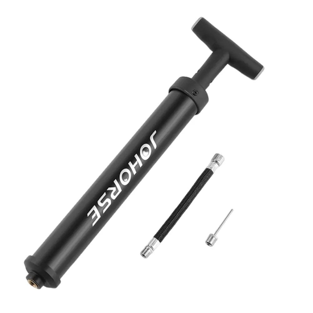 Portable Bicycle Pump & Ball Inflator: Compact Hand Air Pump for Soccer, Basketball, Volleyball with Real-time Pressure Monitoring and Rotating Nozzle showcase 10