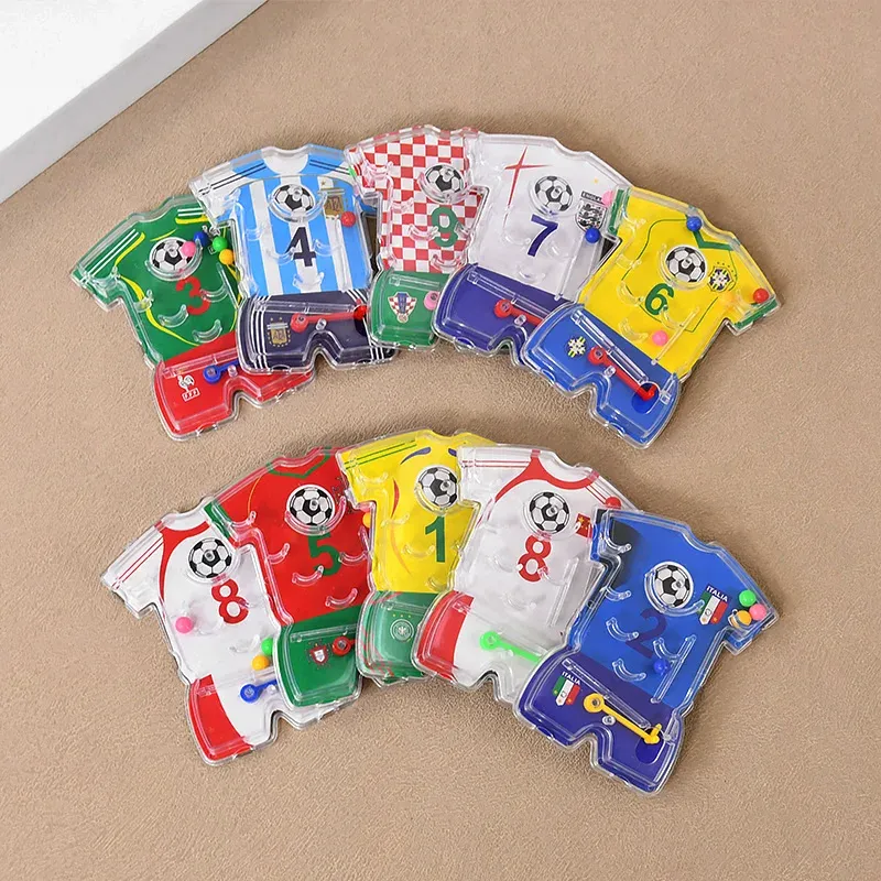 Soccer Football Party Favors for Kids - Theme Bracelets, Keychain, Maze Game Toys - Ideal for Birthday Pinata Fillers & Christmas Gifts thumbnail 4