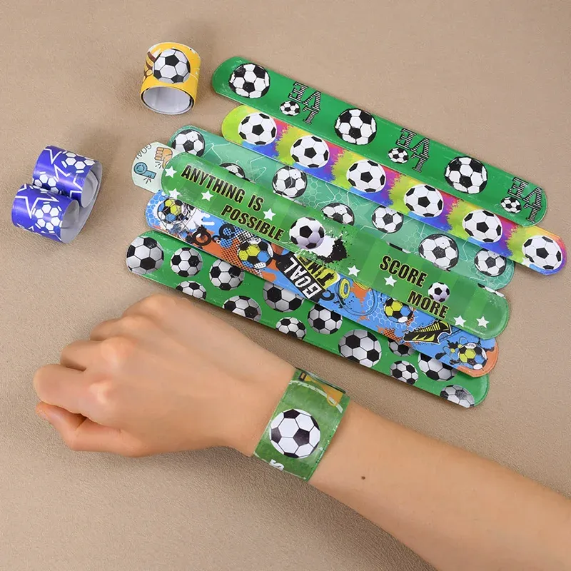 Soccer Football Party Favors for Kids - Theme Bracelets, Keychain, Maze Game Toys - Ideal for Birthday Pinata Fillers & Christmas Gifts showcase 2